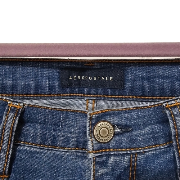 Aeropostale Distressed High Waisted Ankle Jeggings - Picture 3 of 10